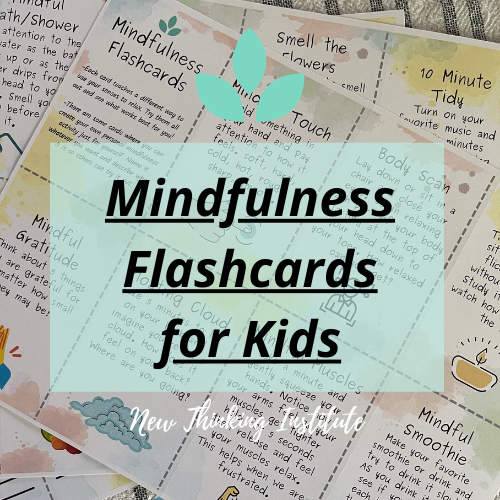 Mindfulness Flashcards for kids